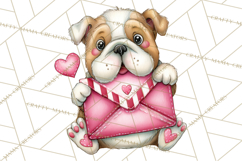 Puppy Dog Clipart PNG, Valentine Mail Carrier Clip Art Product Image 3