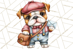 Puppy Dog Clipart PNG, Valentine Mail Carrier Clip Art Product Image 3