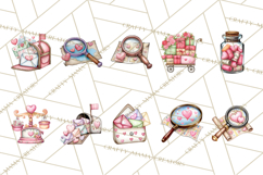 Puppy Dog Clipart PNG, Valentine Mail Carrier Clip Art Product Image 3