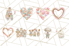 Puppy Post Office Clipart PNG Valentine Mail Dog Clip Art. Product Image 2