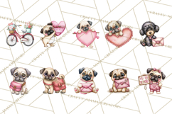 Puppy Dog Clipart PNG, Valentine Mail Carrier Clip Art Product Image 6