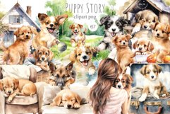 Puppy Story Clipart Bundle Product Image 1