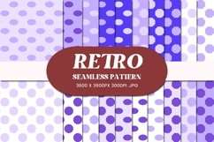 Purple 1 Dot Octagon Oval Seamless Pattern Product Image 1