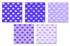 Purple 1 Dot Octagon Oval Seamless Pattern Product Image 2