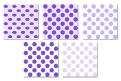 Purple 1 Dot Octagon Oval Seamless Pattern Product Image 3