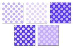 Purple 1 Dot Octagon Oval Seamless Pattern Product Image 4