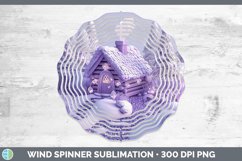 GorgeousPurple 3D Christmas Wind Spinner design.