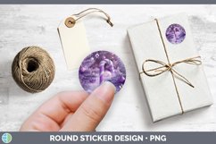 GorgeousPurple 3D Christmas Stickers design.