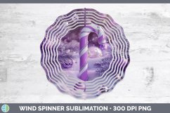 GorgeousPurple 3D Christmas Wind Spinner design.