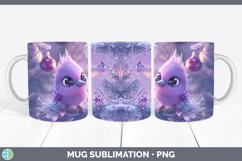 GorgeousPurple 3D Christmas Mug Wrap design.