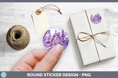 GorgeousPurple 3D Christmas Stickers design.