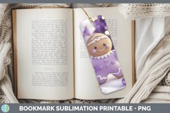 GorgeousPurple 3D Christmas Bookmark design.