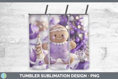 GorgeousPurple 3D Christmas Tumbler design.