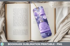 GorgeousPurple 3D Christmas Bookmark design.
