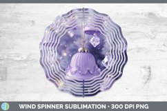 GorgeousPurple 3D Christmas Wind Spinner design.