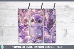 GorgeousPurple 3D Christmas Tumbler design.