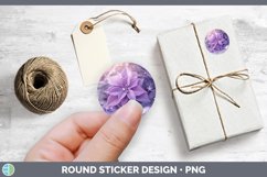 GorgeousPurple 3D Christmas Stickers design.