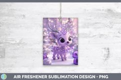 GorgeousPurple 3D Christmas Air Freshener design.