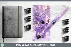 GorgeousPurple 3D Christmas Pen Wrap design.