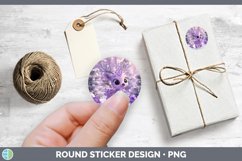 GorgeousPurple 3D Christmas Stickers design.