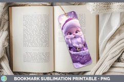 GorgeousPurple 3D Christmas Bookmark design.