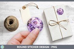 GorgeousPurple 3D Christmas Stickers design.
