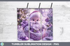 GorgeousPurple 3D Christmas Tumbler design.