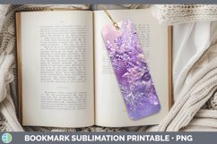 GorgeousPurple 3D Christmas Bookmark design.