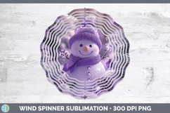 GorgeousPurple 3D Christmas Wind Spinner design.