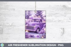 GorgeousPurple 3D Christmas Air Freshener design.