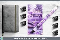 GorgeousPurple 3D Christmas Pen Wrap design.