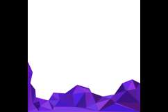 Purple abstract polygonal geometry graphic background design Product Image 2