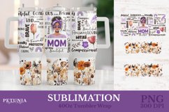 40 oz african american tumbler design being used as a sublimation 40 oz tumbler print