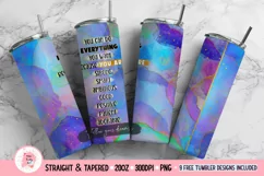 Purple Alcohol Ink Tumbler Sublimation Affirmations Bundle, 20 oz tumbler wrap, Png Self Love