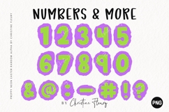 Polka Dots Neon Easter Ransom Alpha PNG Clipart Product Image 3