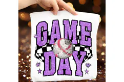 Purple Baseball Game Day PNG - Baseball Game Day Png Product Image 1