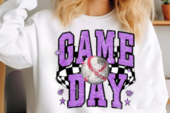 Purple Baseball Game Day PNG - Baseball Game Day Png Product Image 3