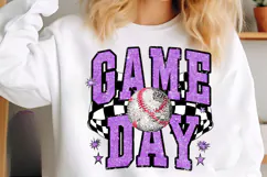 Purple Baseball Game Day PNG - Baseball Game Day Png Product Image 3