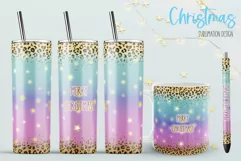 Purple christmas sublimation design for tumbler and mug and pen