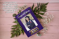 Class of 2023 Purple Graduation Garden Flag PNG Sublimation Product Image 5