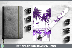 GorgeousPurple Drips Pen Wrap design.