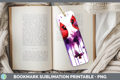 GorgeousPurple Drips Bookmark design.