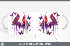 GorgeousPurple Drips Mug Wrap design.
