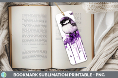GorgeousPurple Drips Bookmark design.