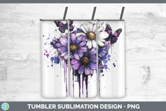 GorgeousPurple Drips Tumbler design.