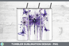 GorgeousPurple Drips Tumbler design.