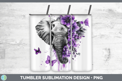 GorgeousPurple Drips Tumbler design.