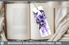 GorgeousPurple Drips Bookmark design.