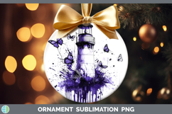 GorgeousPurple Drips Ornament design.