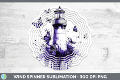GorgeousPurple Drips Wind Spinner design.